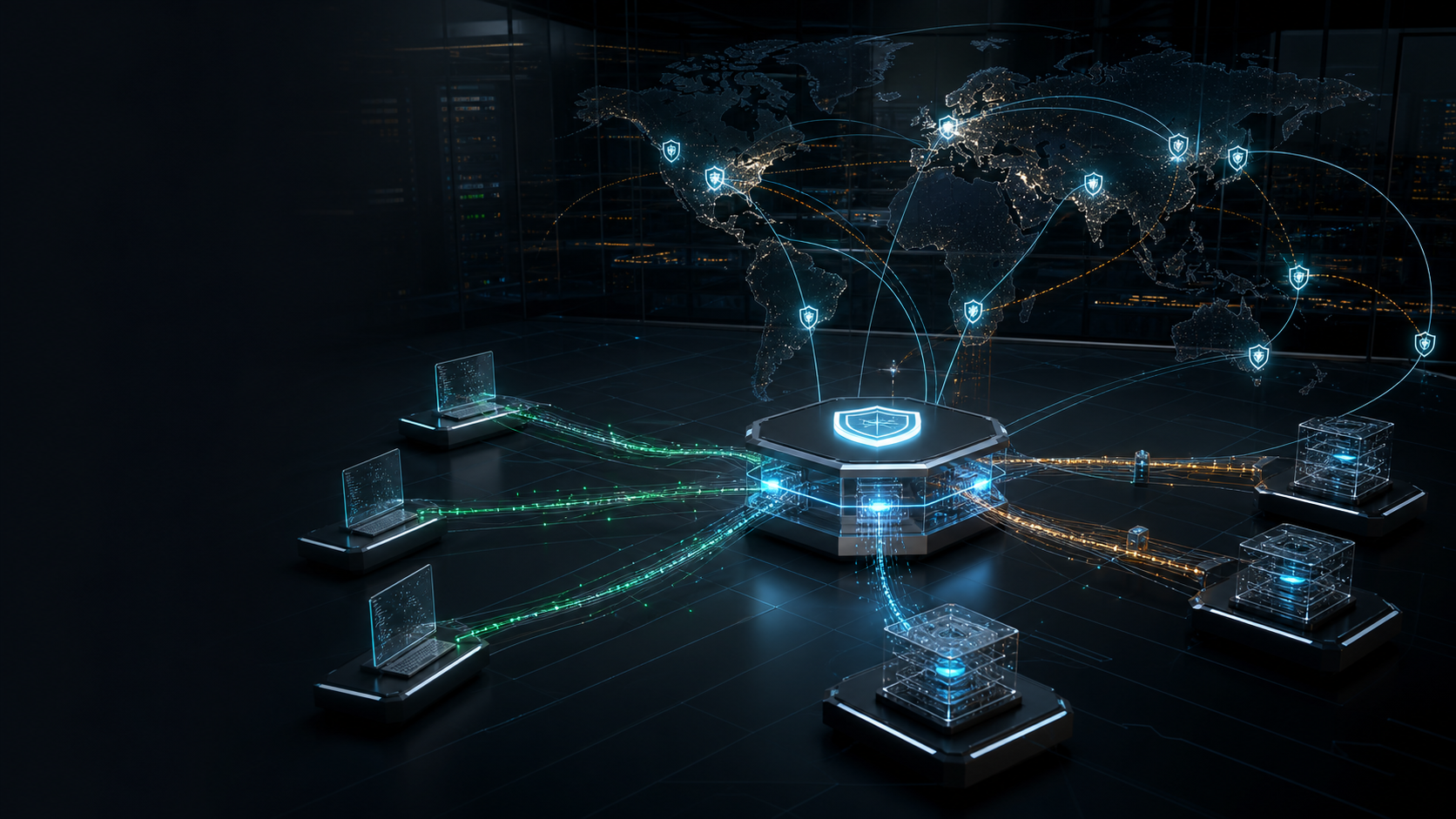 AI infrastructure and agent gateway visualization
